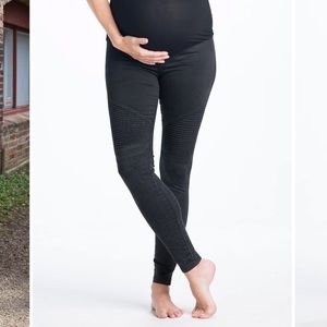 Preggo Leggings Black Out Moto Pant. Reposhing. Worn 1x. Didn’t fit me well